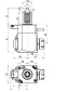 VDI 40, winkliger Werkzeughalter, Kupplung DIN 1809, ohne Innenkühlung
