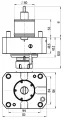 BMT 60 , axialer Werkzeughalter, mit Innenkühlung OKUMA LB 2000/3000