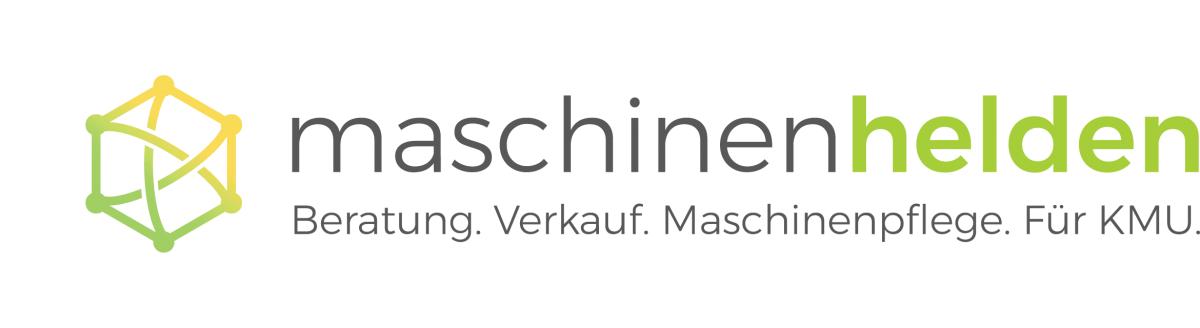 Logo: maschinenhelden - eine Marke der erdenstark GmbH