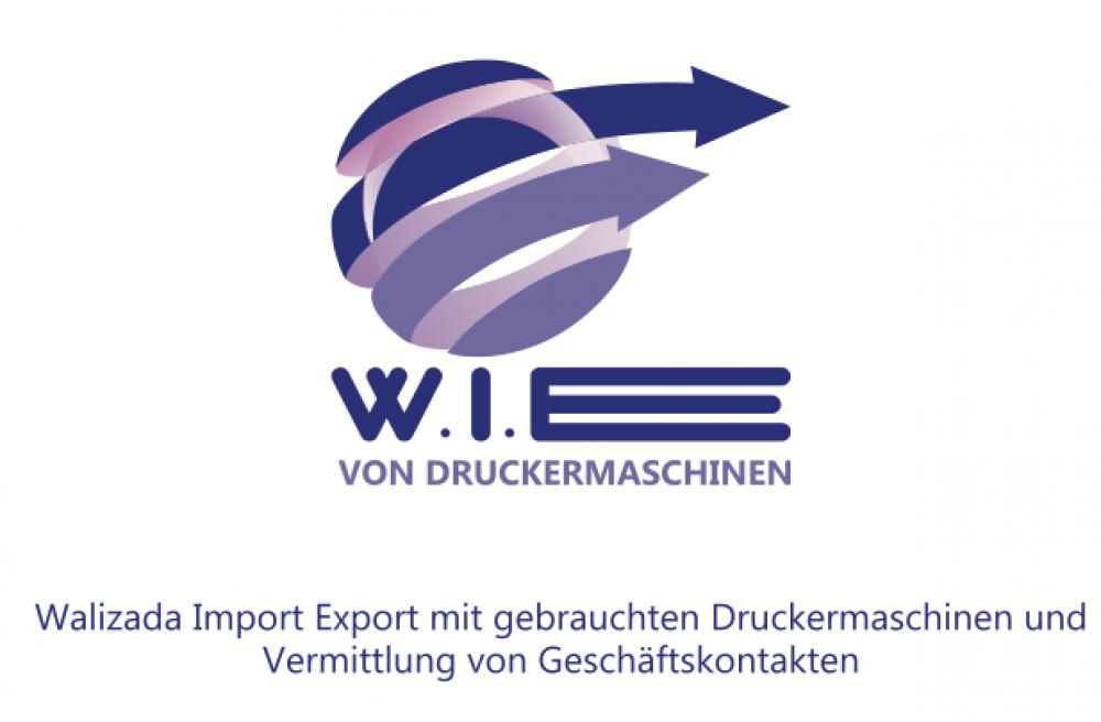 Logo: Walizada Import Export mit Druckmaschinen